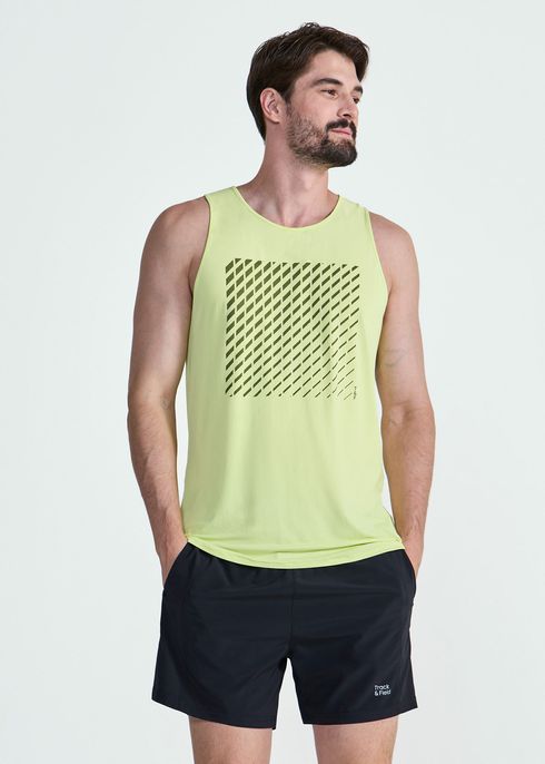 T-shirt sem Manga Homem Thermodry Traços