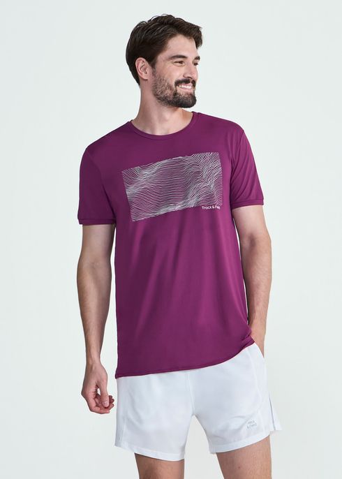 T-shirt Homem Manga Curta Thermodry  Relevo