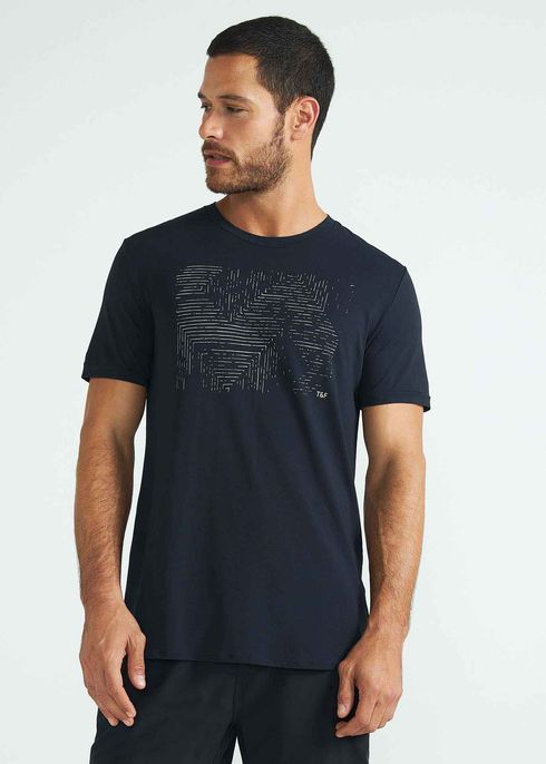 T-shirt  Homem  Manga Curta Thermodry Superficie