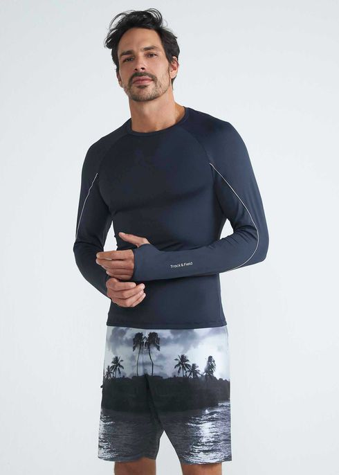 T-shirt Homem Manga longa Surf Uv