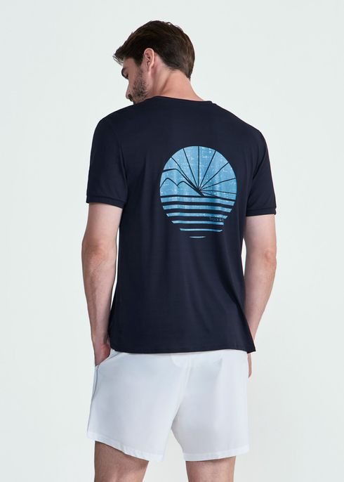 T-shirt Homem Manga Curta Thermodry Amanhecer