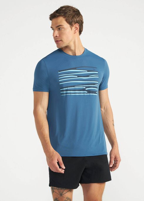 T-Shirt Homem Manga Curta Thermodry Reflexo