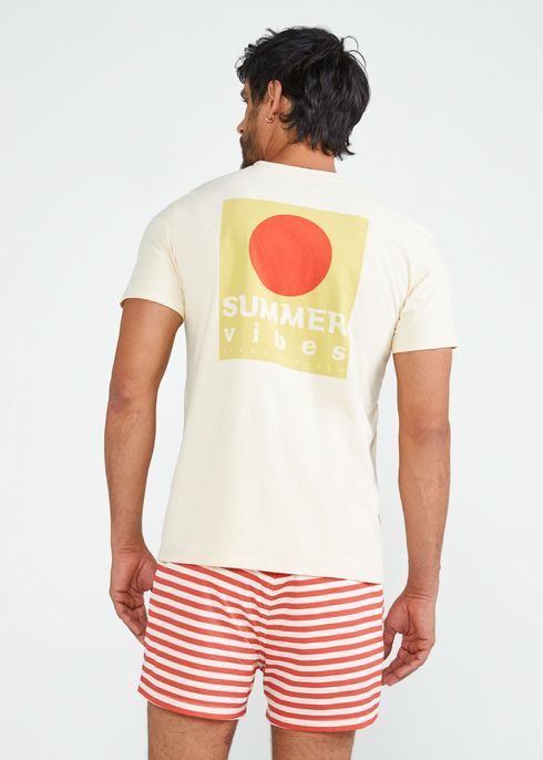 T-shirt Homem Manga Curta Silk Vibes