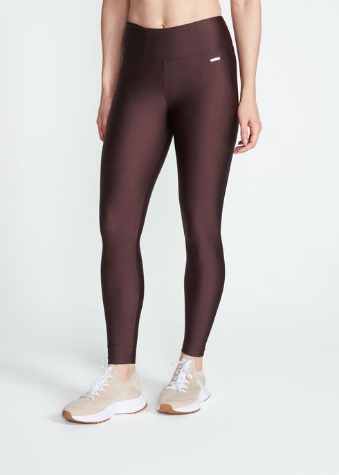 Calça Legging Mulher Básica Brilho