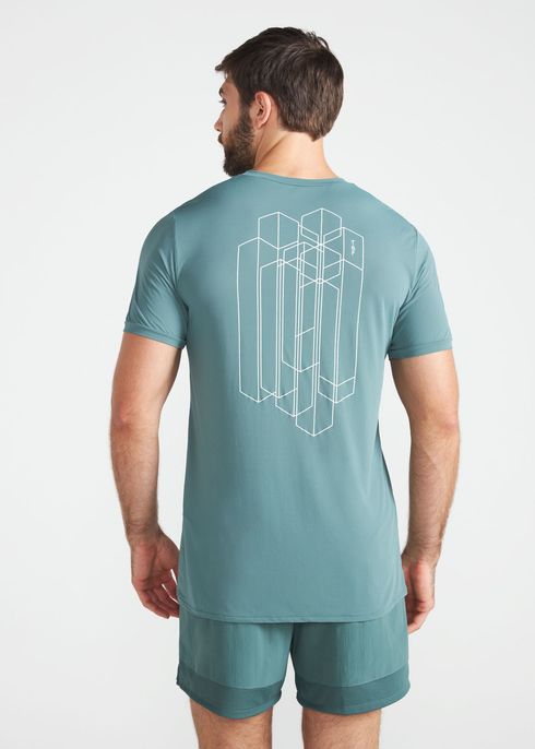 T-shirt Homem Manga Curta Thermodry Vertical