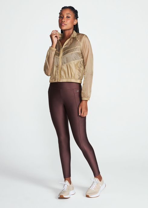 Calça Legging Mulher Bolsos Brilho